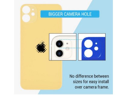 iphone 13 mini zadni kryt sklo zeleny vetsi otvor pro kameru