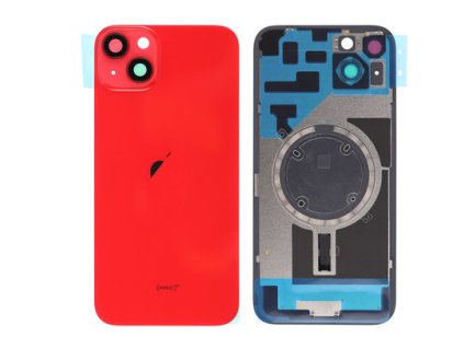 iphone 14 plus zadni sklo s magsafe cervene