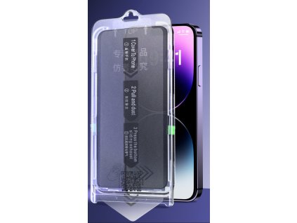 iphone 14 pro max auto instalacni sada 2ks tvrzenych skel privatni