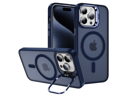 iphone 16 pro magnetic tpu pouzdro s drzakem kamery modre