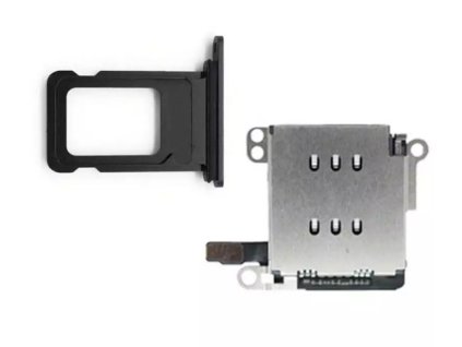 iphone xr dual ctecka sim tray cerny