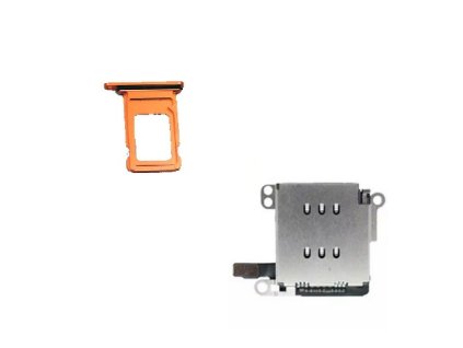 iphone xr dual ctecka sim tray coral