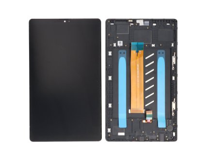 lcd displej samsung galaxy tab a7 lite lte t225 cerny vcetne ramecku