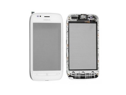 Nokia Lumia 710 dotykové sklo bílé rámeček