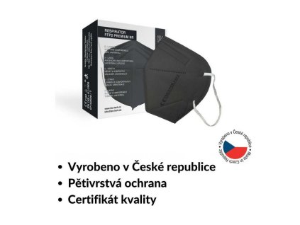 respirator ffp2 tex tech made in cz set 5ks cerny