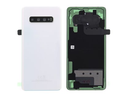 samsung galaxy s10 plus zadni kryt baterie bily g975 service pack