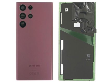 samsung galaxy s22 ultra 5g zadni kryt baterie s908 service pack burgundy