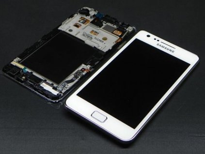 samsung i9105p predni kryt lcd dotyk bily