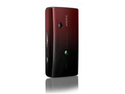 sonyericsson x8 kryt baterie cerveny