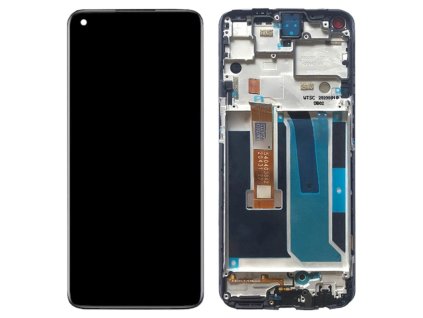 oneplus nord n10 5g lcd displej dotykove sklo komplet predni panel cerny vcetne ramecku
