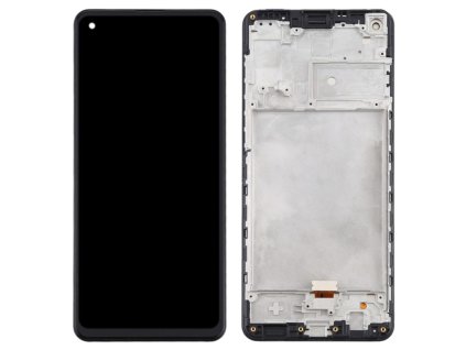 samsung galaxy a21s lcd displej dotykove sklo vcetne ramecku a217f