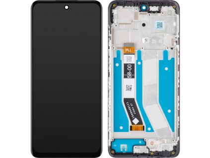 motorola moto g73 lcd displej dotykove sklo vcetne ramecku service pack black