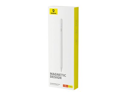 Stylus Baseus Smooth Writing 2 Series Magnetic pro Apple iPad, Aktivní verze, Bílá