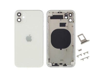 apple iphone 11 zadni kryt baterie bily vcetne stredniho ramecku 6 1