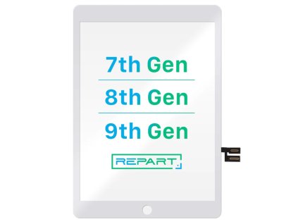 ipad 9 gen 8 gen 7 gen dotykove sklo repart bile