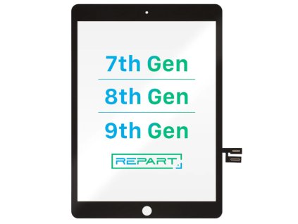 ipad 9 gen 8 gen 7 gen dotykove sklo repart cerne