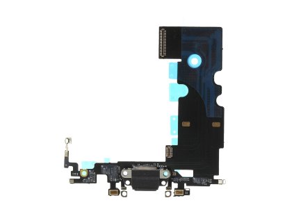 apple iphone 8 dock konektor nabijeni napajeci flex lightning port sluchatka cerny