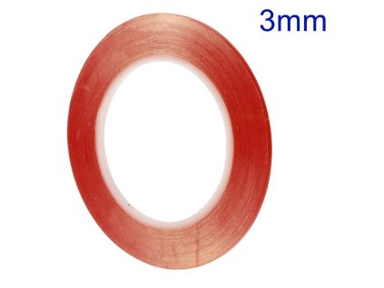 lepici oboustranna paska 3m pruhledna 3mm kotouc 33m