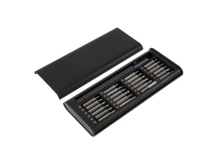 sada sroubovaku 25 v 1 presna magneticka sada bitu cerna
