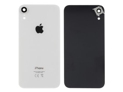 apple iphone xr zadni kryt baterie vcetne krytky cocky fotoaparatu bily