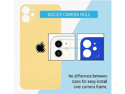 iphone 13 zadni kryt sklo zelene vetsi otvor pro kameru