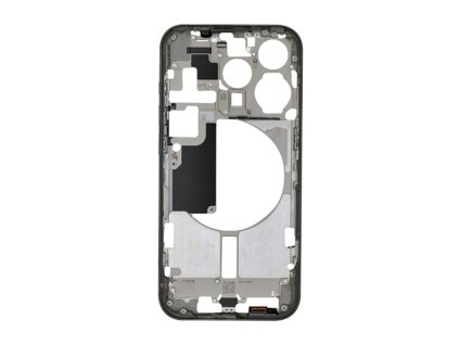 stredovy ramecek housing iphone 15 pro cerny titan