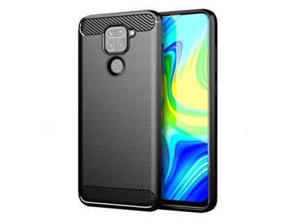 WG Kryt Carbon pro Xiaomi Redmi Note 9 - černá