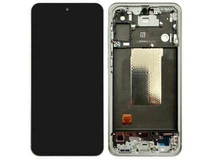 samsung galaxy a56 a566 lcd displej dotykove sklo originalni service pack lightgray