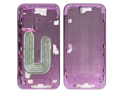 stredovy ramecek housing iphone 16 ruzovy