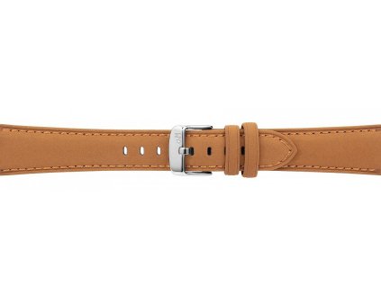 kozeny reminek na hodinky 20mm bezovy