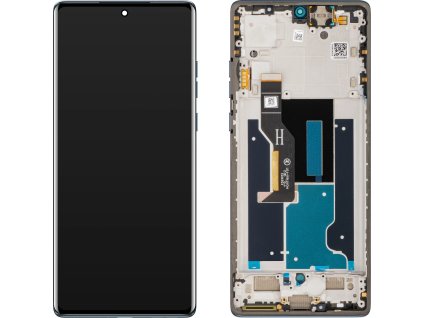 motorola edge 50 fusion lcd displej dotykove sklo originalni service pack forest blue