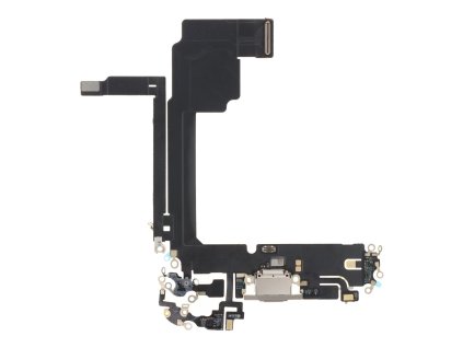 iphone 15 pro max nabijeci konektor flex mikrofon oem natural titanium