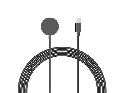 nabijeci kabel pro apple watch usb c 1 m cerny