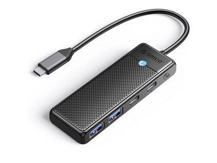 orico papw2ac c3 usb c hub 2 usb a 3 0 2 usb c 100w pd black