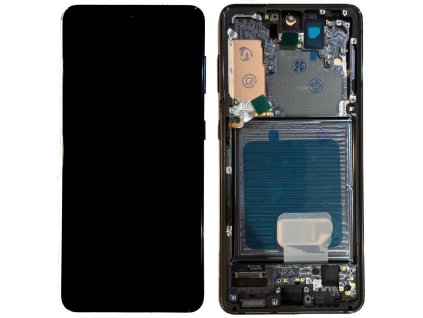 samsung galaxy s21 g991b lcd displej dotykove sklo a oled vcetne ramecku