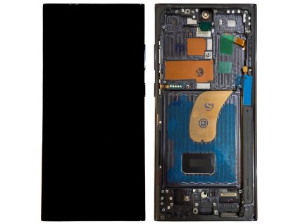 samsung galaxy s23 ultra s918b lcd displej dotykove sklo a oled vcetne ramecku black