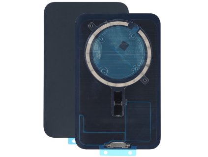 zadni sklo krytu baterie pro iphone 17 pro max temne modry