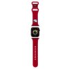 Hello Kitty Liquid Silicone Kitty Head Logo Řemínek pro Apple Watch 38/40mm Red