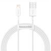 baseus calys b02 superior fast charging kabel lightning 2 4a 1 5m white