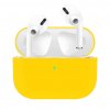 Apple Airpods Pro ochranný kryt silikonový obal na beztrádová sluchátka žlutý