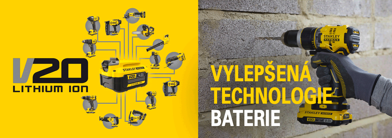 Stanley FatMax V20 baterie