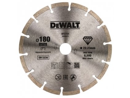 Dia řezný kotouč 180mm DeWALT DT3721 