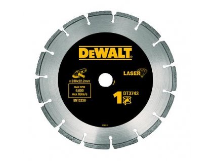 Dia řezný kotouč 230mm DeWALT DT3743 