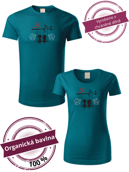 Párová-trička-s-potiskem-unlocked-zamilovaní-horalové
