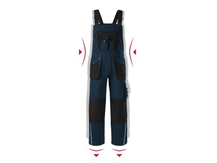 Ranger W04 Pracovní kalhoty s laclem pánské