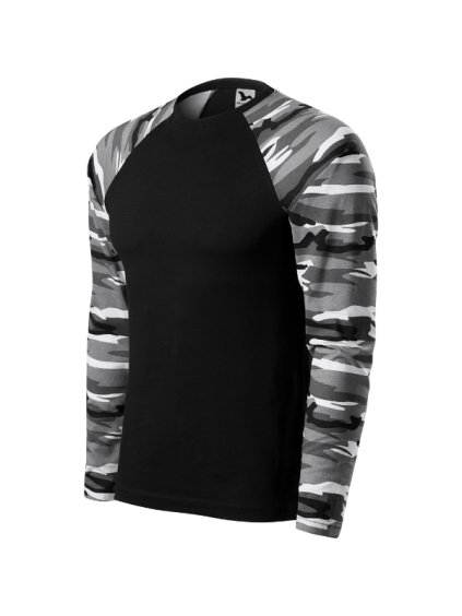 Camouflage LS 166 Triko unisex