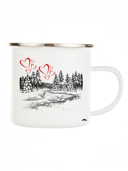 Plecháček s potiskem UNLOCKED hory a laska 2