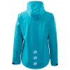 Dámská softshellová bunda s kapucí potiskem DTF horský tep UNLOCKED světle mosrá 2