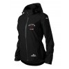 dámská větrovka s kapucí s potiskem hory a srdce černá 2