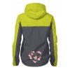 dámská větrovka s kapucí s potiskem kočky v sdrdíčku žlutá 1